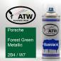 Preview: Porsche, Forest Green Metallic, 2B4 / W7: 400ml Sprühdose, von ATW Autoteile West.